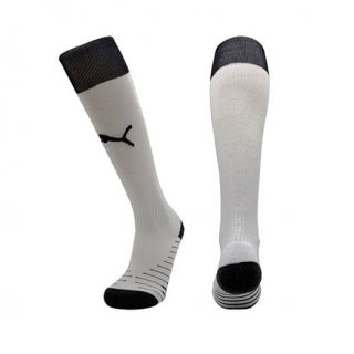 Chaussettes Manchester City gardien 2025-2026 blanc bleu