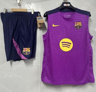 Debardeur Barcelone+Short 2025-26 violet bleu