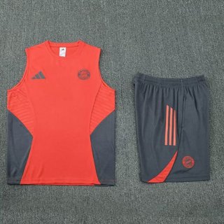 Debardeur Bayern Munich+Short 2025-26 rouge gris