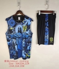 Debardeur enfant édition spéciale Bresil+short bleu noir 2025-2026