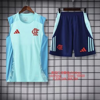 Debardeur enfant Flamengo+short bleu 2025-2026