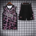 Debardeur enfant PSG+short noir rose 2025-2026