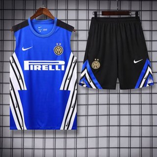 Debardeur Inter Milan+Short 2025-26 bleu blanc noir