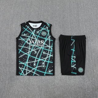 Debardeur Inter Milan+short noir vert 2025-2026