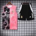 Debardeur Real Madrid+short noir rose 2025-2026