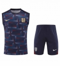 Debardeur Angleterre+Short bleu 2024/2025