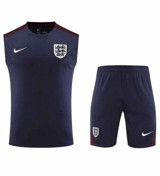 Debardeur Angleterre+Short bleu 2024 25