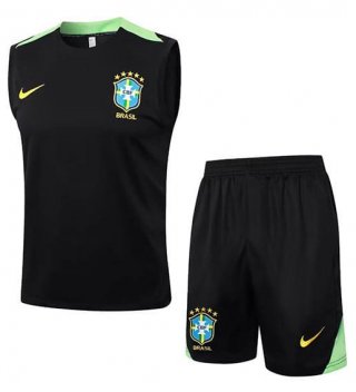 Debardeur Bresil+Short noir 2024/2025