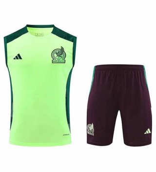 Debardeur Mexique+Short vert rouge 2024/2025