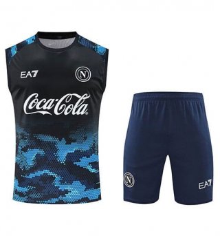 Debardeur Napoli+Short bleu noir 2024/2025