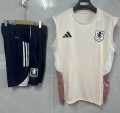 Ensemble debardeur Aston Villa 2025-2026 beige noir