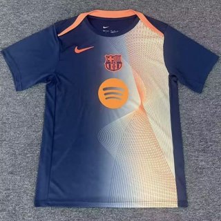 Maillot Barcelone Pré-match 2025-2026 bleu orange