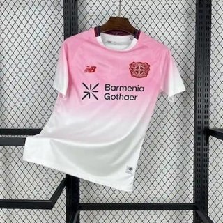 Maillot Bayer 04 Leverkusen extérieur 2025-2026 rose blanc