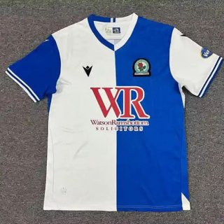 Maillot Blackburn Rovers domicile 2025-2026 bleu blanc