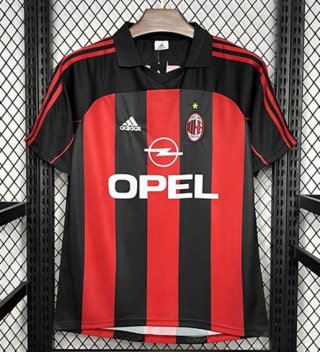 Maillot AC Milan retro domicile 2000/2001