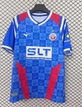 Maillot de foot Hansa Rostock domicile 2025-2026 bleu rouge