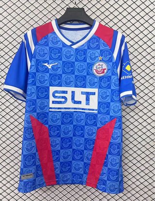 Maillot de foot Hansa Rostock domicile 2025-2026 bleu rouge
