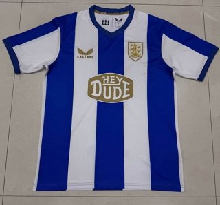 Maillot de foot Huddersfield domicile 2025-2026 blanc bleu
