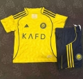 Maillot de football enfant Al Nassr domicile 2025-2026 Jaune bleu