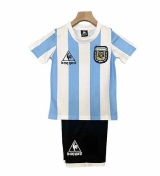 Maillot de football enfant Argentine rétro domicile 1986