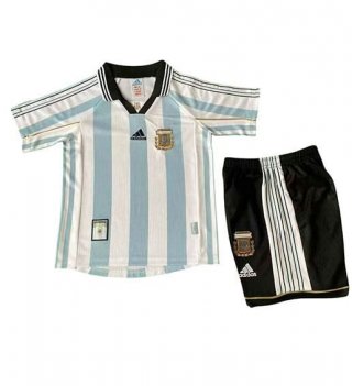 Maillot de football enfant Argentine rétro domicile 1998