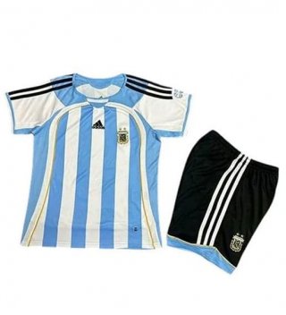 Maillot de football enfant Argentine rétro domicile 2006