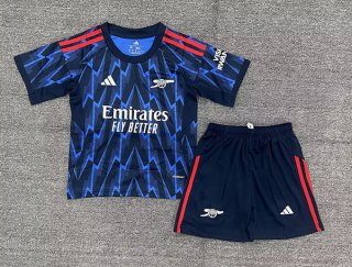 Maillot de football enfant Arsenal extérieur 2025-2026 bleu