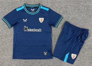 Maillot de football enfant Athletic Bilbao extérieur 2025-2026 bleu