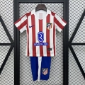 Maillot de football enfant Atletico Madrid domicile 2025-26 rouge Blanc bleu