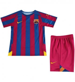 Maillot de football enfant Barcelone retro domicile 2005/2006