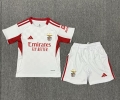 Maillot de football enfant Benfica third 2025-2026 blanc rouge
