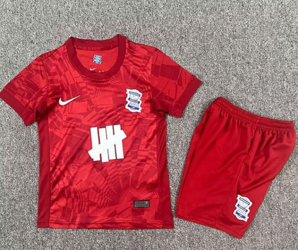 Maillot de football enfant Birmingham City third 2025-2026 rouge
