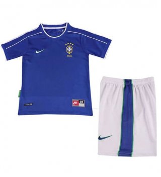 Maillot de football enfant Bresil rétro extérieur 1998