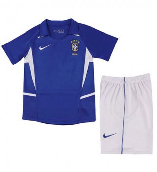 Maillot de football enfant Bresil rétro extérieur 2002