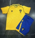 Maillot de football enfant Cadiz domicile 2025-2026 jaune bleu