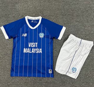 Maillot de football enfant Cardiff City domicile 2025-2026 bleu