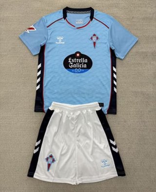 Maillot de football enfant Celta de Vigo domicile 2025-2026 bleu blanc
