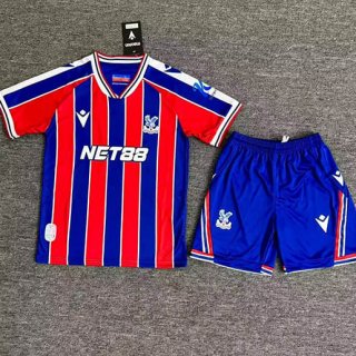 Maillot de football enfant Crystal Palace domicile 2025-2026 rouge bleu