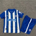 Maillot de football enfant Deportivo Alaves domicile 2025-26 bleu blanc