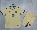 Maillot de football enfant FC Barcelone extérieur 2025-2026 jaune