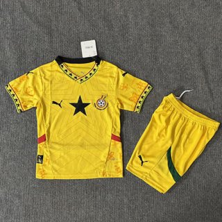 Maillot de football enfant Ghana extérieur 2025-2026 jaune