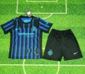 Maillot de football enfant Inter Milan domicile 2025-2026 bleu noir