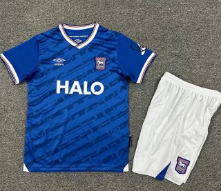 Maillot de football enfant Ipswich Town domicile 2025-26 bleu blanc