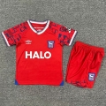 Maillot de football enfant Ipswich Town extérieur 2025-2026 rouge