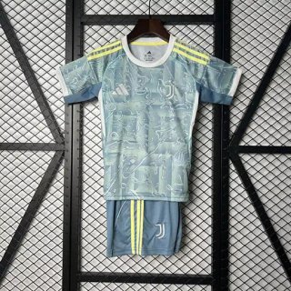 Maillot de football enfant Juventus extérieur 2025-2026 vert