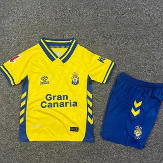 Maillot de football enfant Las Palmas domicile 2025-2026 jaune bleu