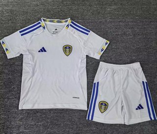 Maillot de football enfant Leeds United domicile 2025-2026 blanc