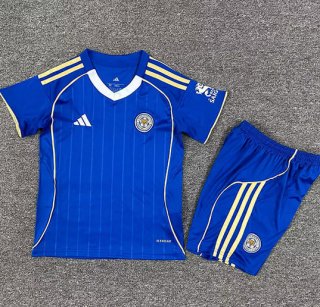 Maillot de football enfant Leicester City domicile 2025-2026 bleu