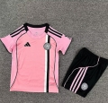 Maillot de football enfant Leicester City third 2025-2026 rose noir