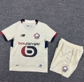Maillot de football enfant Lille extérieur 2025-2026 blanc